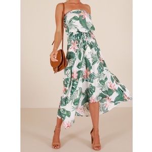 Tropical Floral Maxi Dress